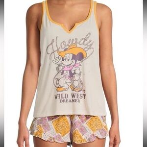 Disney Mickey Mouse Western PJ Set- XS